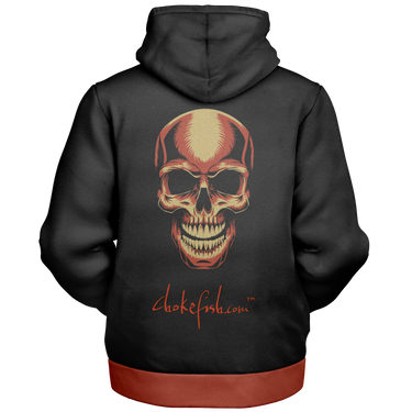 Chokefish™ Microfleece Zip-Up Hoodie Skulls-004